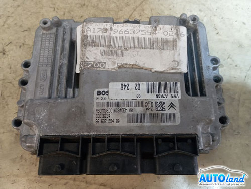 Calculator Ecu Motor 9663755480 0281013868 Peugeot 207 SW WK 2007