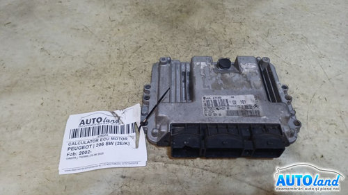 Calculator Ecu Motor 9663755480 Peugeot 206 SW 2E/K 2002