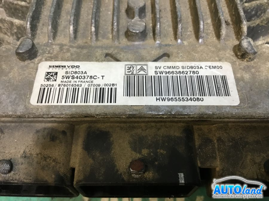 Calculator Ecu Motor 9663862780 2.0 HDI, 5ws40378ct Peugeot EXPERT 224 1995