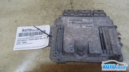 Calculator Ecu Motor 9663944680 Peugeot PARTNER Van 5 1996