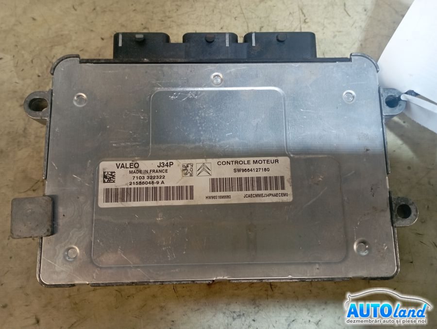 Calculator Ecu Motor 9664127180 Citroen NEMO AA 2008