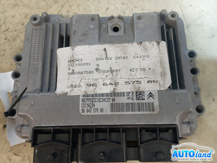 Calculator Ecu Motor 9664257580 Peugeot 307 3A/C 2000