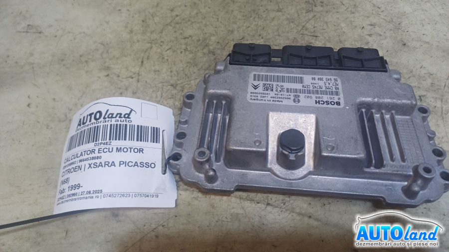 Calculator Ecu Motor 9664538080 0261208902 Citroen XSARA PICASSO N68 1999