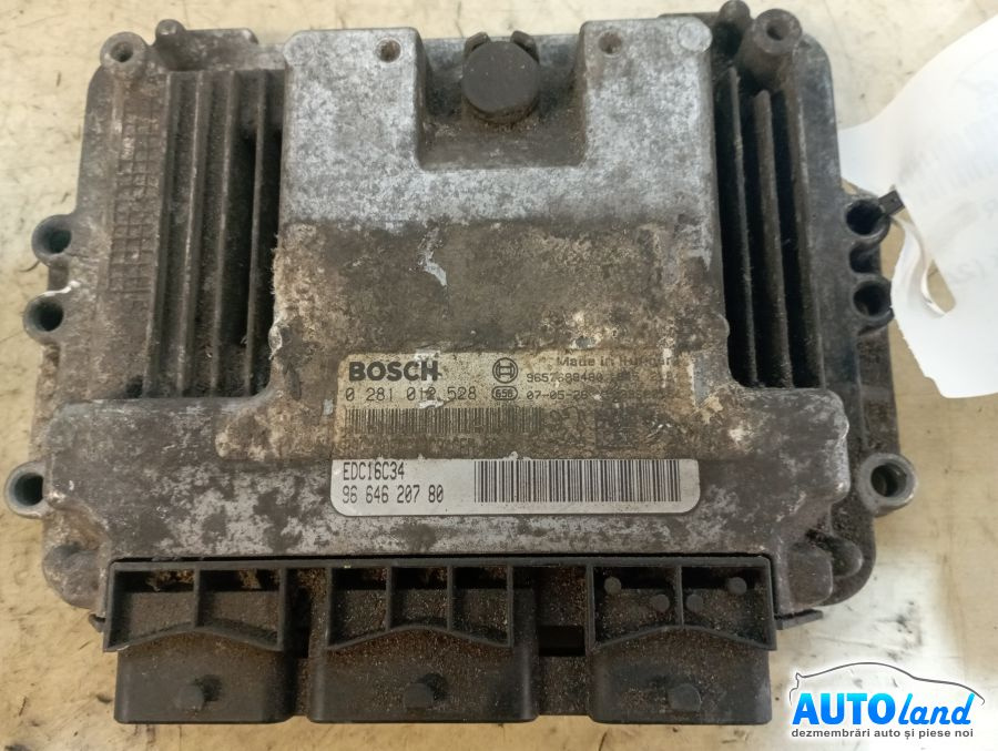 Calculator Ecu Motor 9664620780 0281012528 Peugeot 206 hatchback 2A/C 1998