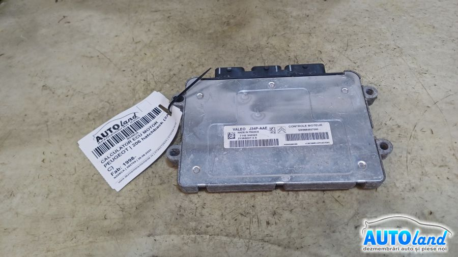 Calculator Ecu Motor 9664637080 Peugeot 206 hatchback 2A/C 1998