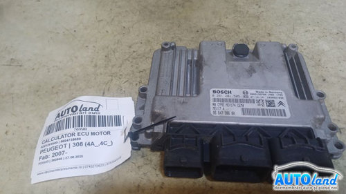 Calculator Ecu Motor 9664738680 0261201505 Peugeot 308 4A ,4C 2007