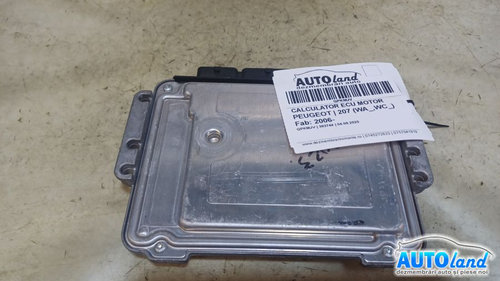 Calculator Ecu Motor 9664843480 Peugeot 207 2006