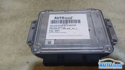 Calculator Ecu Motor 9664843780 0281013872 Peugeot 308 4A ,4C 2007
