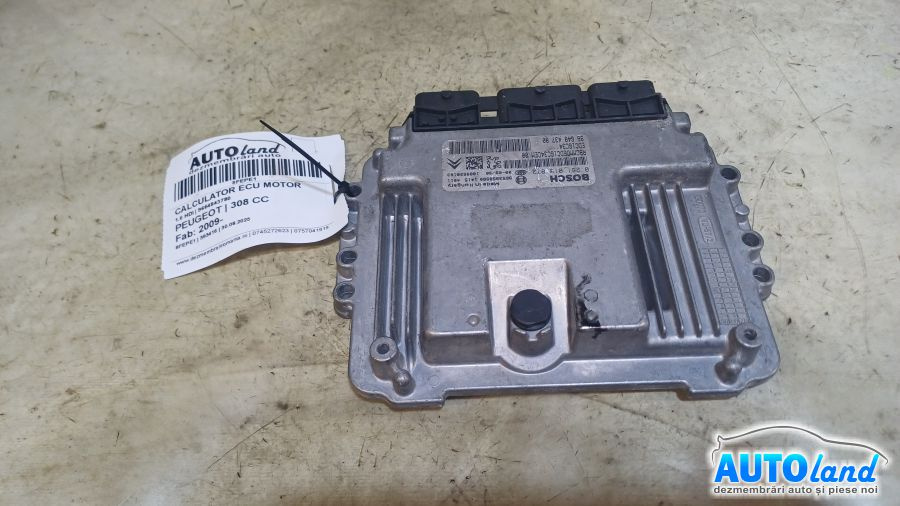 Calculator Ecu Motor 9664843780 1.6 HDI Peugeot 308 CC 2009