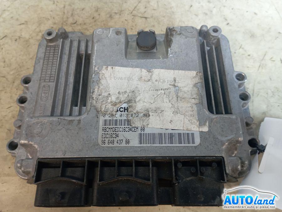 Calculator Ecu Motor 9664843780 Peugeot 207 SW WK 2007