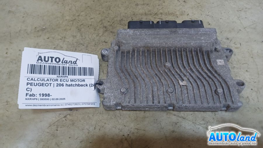 Calculator Ecu Motor 9665050780 Peugeot 206 hatchback 2A/C 1998