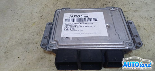 Calculator Ecu Motor 9665291180 0261s04009 Peugeot 207 SW WK 2007