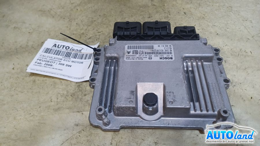 Calculator Ecu Motor 9665291180 1.4 B 8fs Peugeot 308 SW 2008