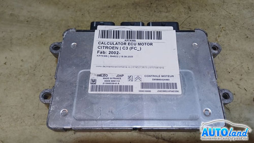 Calculator Ecu Motor 9665424480 Citroen C3 FC 2002