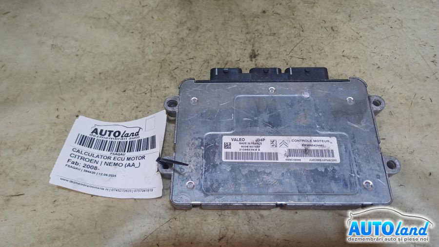 Calculator Ecu Motor 9665424480 Citroen NEMO AA 2008