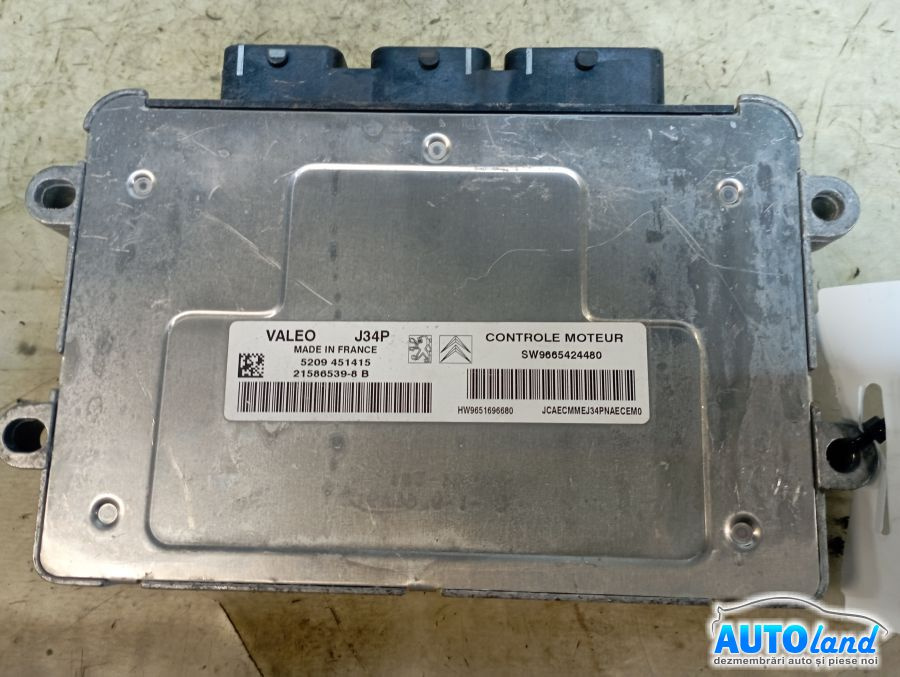 Calculator Ecu Motor 9665424480 Citroen NEMO AA 2008
