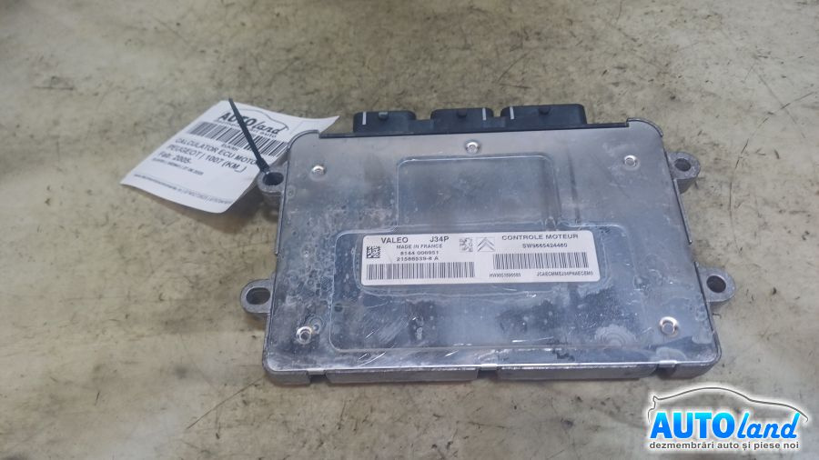 Calculator Ecu Motor 9665424480 Peugeot 1007 KM 2005