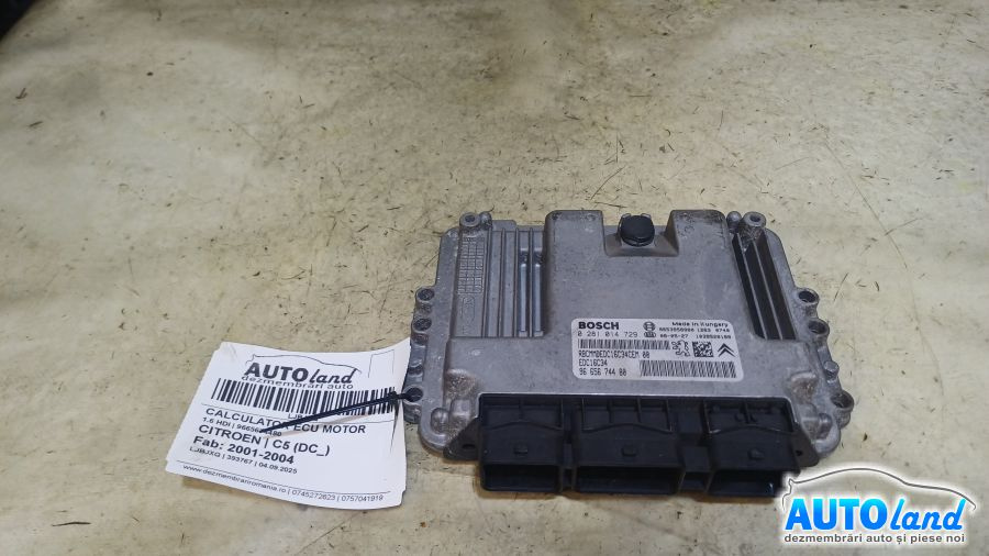 Calculator Ecu Motor 9665674480 1.6 HDI Citroen C5 DC 2001-2004