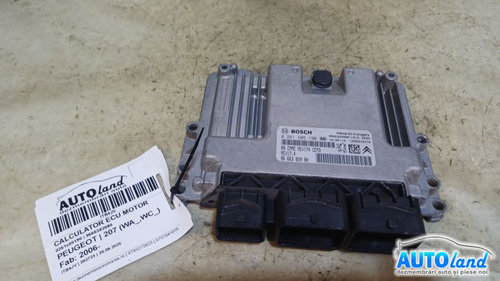 Calculator Ecu Motor 9666382080 0261s05190 Peugeot 207 2006