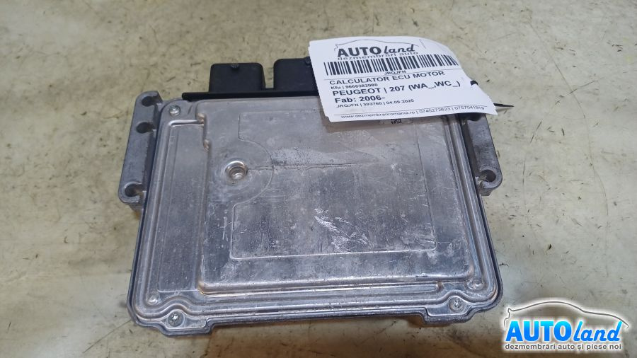 Calculator Ecu Motor 9666382080 Kfu Peug
