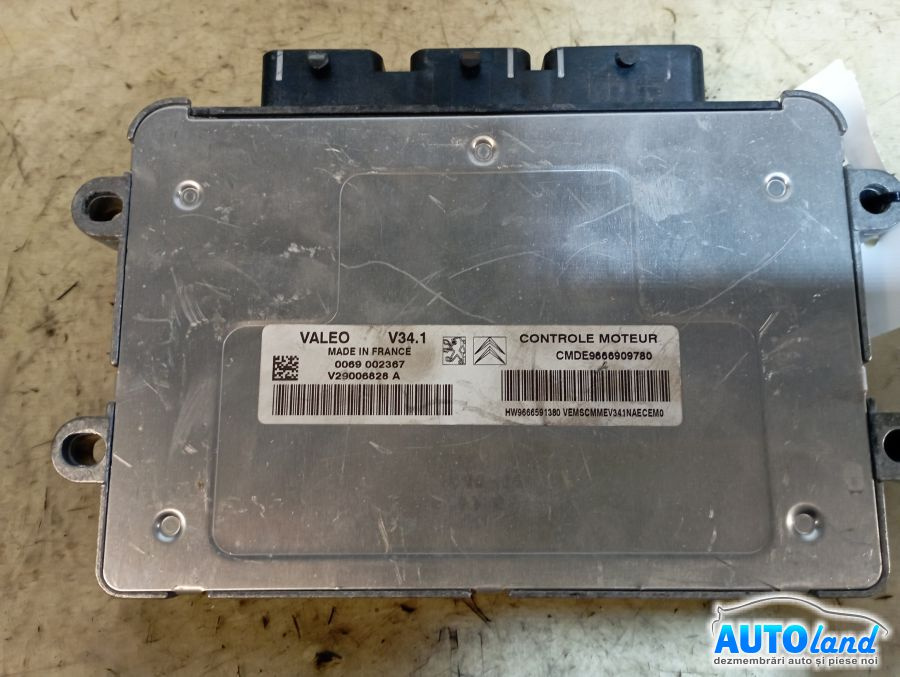 Calculator Ecu Motor 9666909780 1.4 / 1.6 B Citroen C3 FC 2002