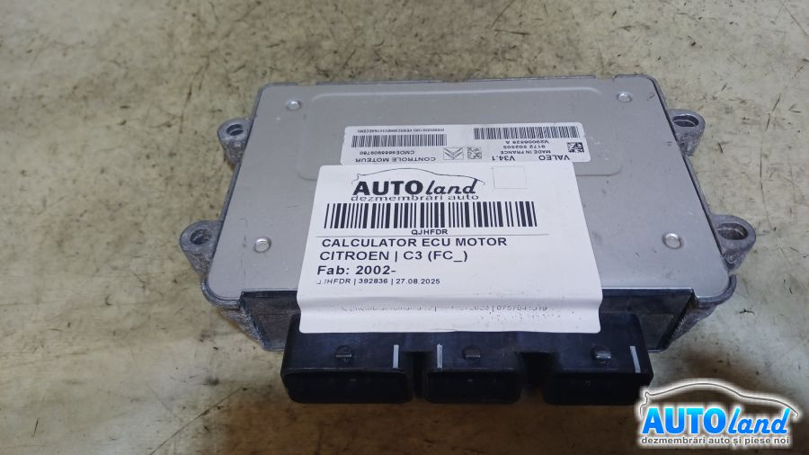 Calculator Ecu Motor 9666909780 Citroen C3 FC 2002