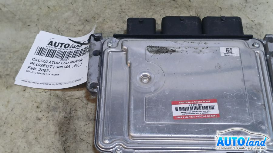 Calculator Ecu Motor 9666934280 Peugeot 308 4A ,4C 2007
