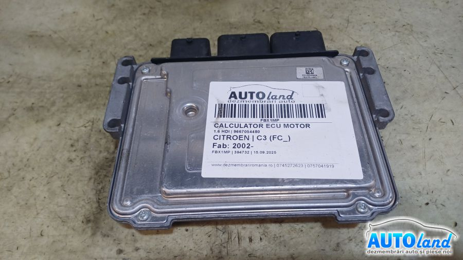 Calculator Ecu Motor 9667054480 1.6 HDI Citroen C3 FC 2002