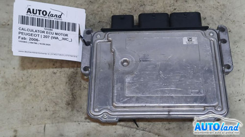 Calculator Ecu Motor 9667054480 Peugeot 207 2006