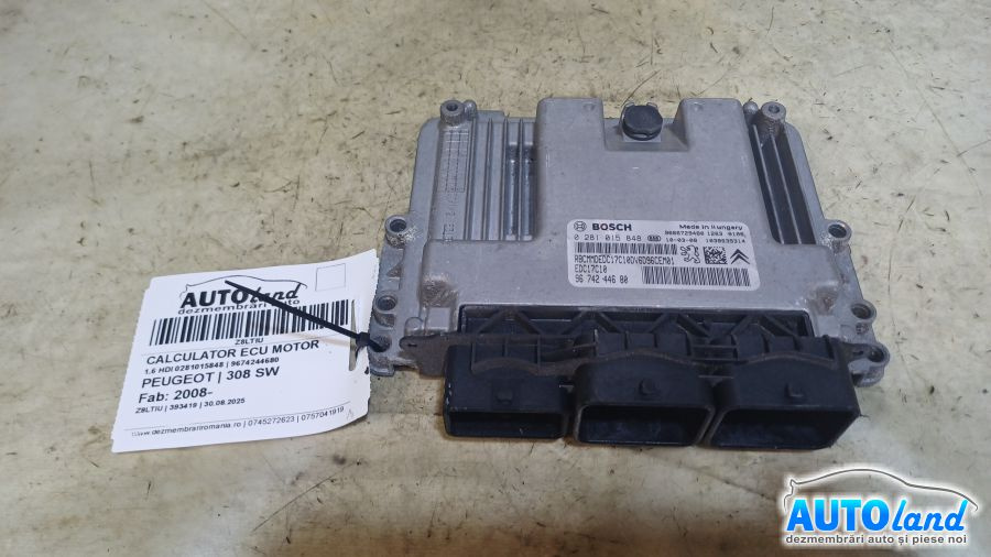 Calculator Ecu Motor 9674244680 1.6 HDI 
