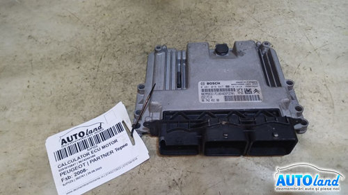 Calculator Ecu Motor 9674245180 0281015847 Peugeot PARTNER Tepee 2008