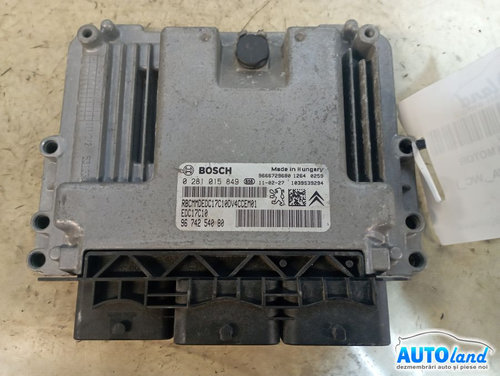 Calculator Ecu Motor 9674254080 0281015849 Peugeot 207 2006