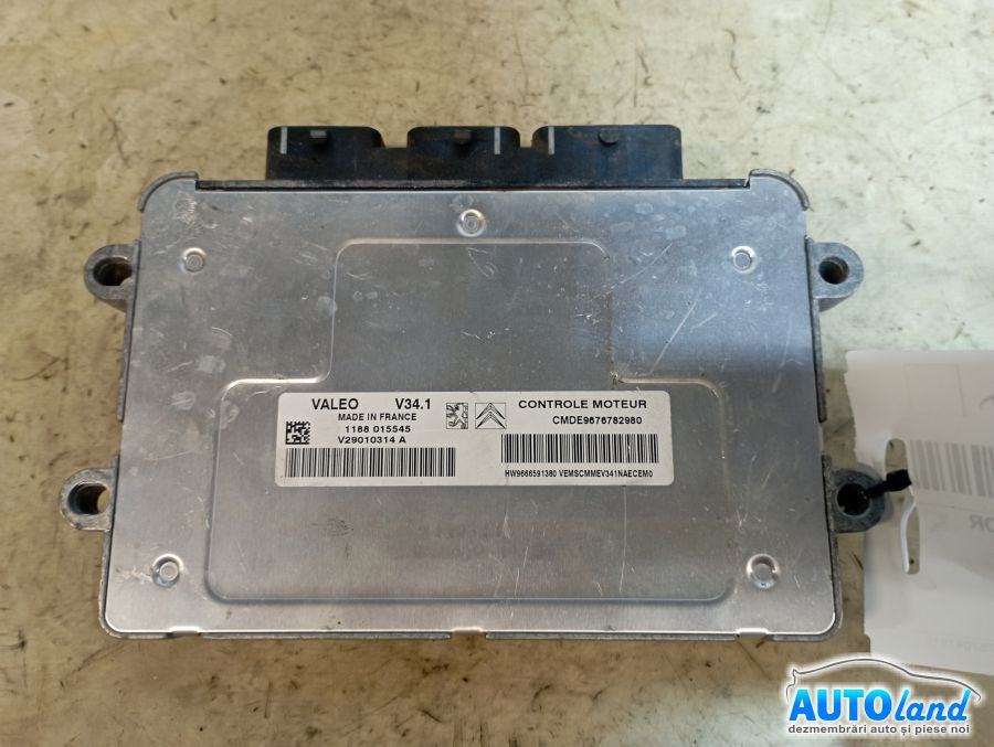 Calculator Ecu Motor 9676782980 Benzina Citroen C3 II 2009