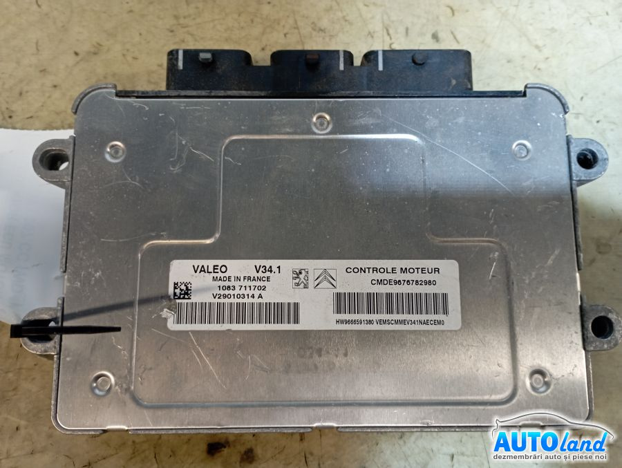 Calculator Ecu Motor 9676782980 Peugeot 207 CC WD 2007