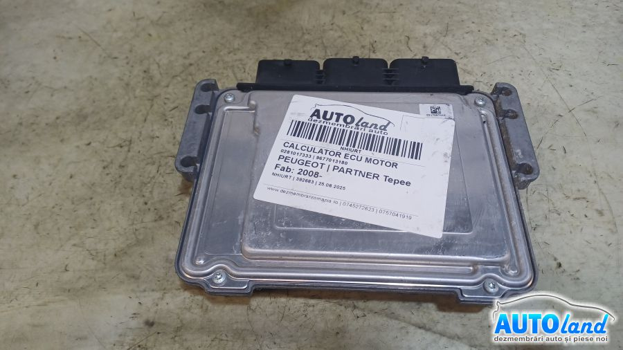 Calculator Ecu Motor 9677013180 0281017333 Peugeot PARTNER Tepee 2008