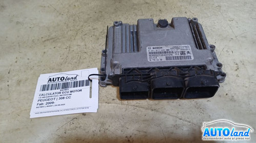 Calculator Ecu Motor 9677013180 1.6 HDI 0281017333 Peugeot 308 CC 2009