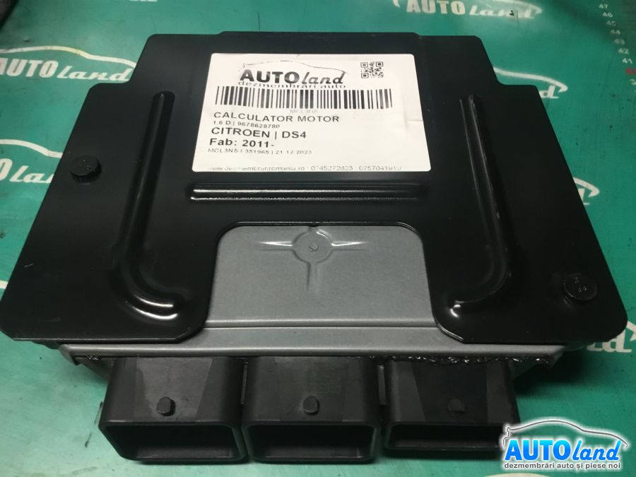 Calculator Ecu Motor 9678628780 1.6 D Citroen DS4 2011
