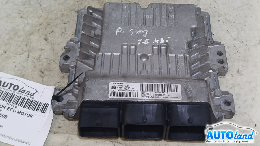 Calculator Ecu Motor 9678628780 1.6 HDI 9666681180 Peugeot 508 2010