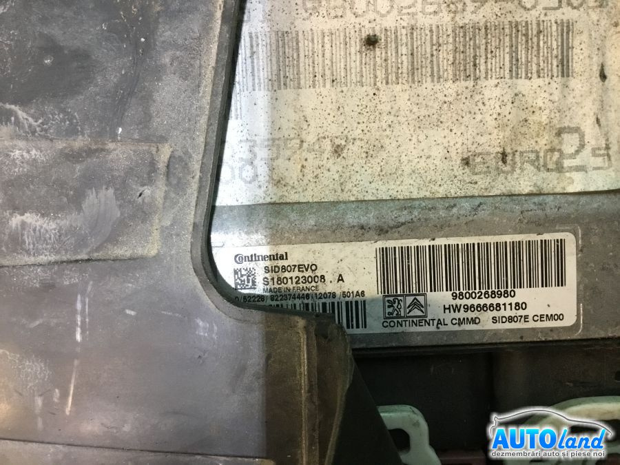 Calculator Ecu Motor 9800268980 1.6 HDI Peugeot 208 2012