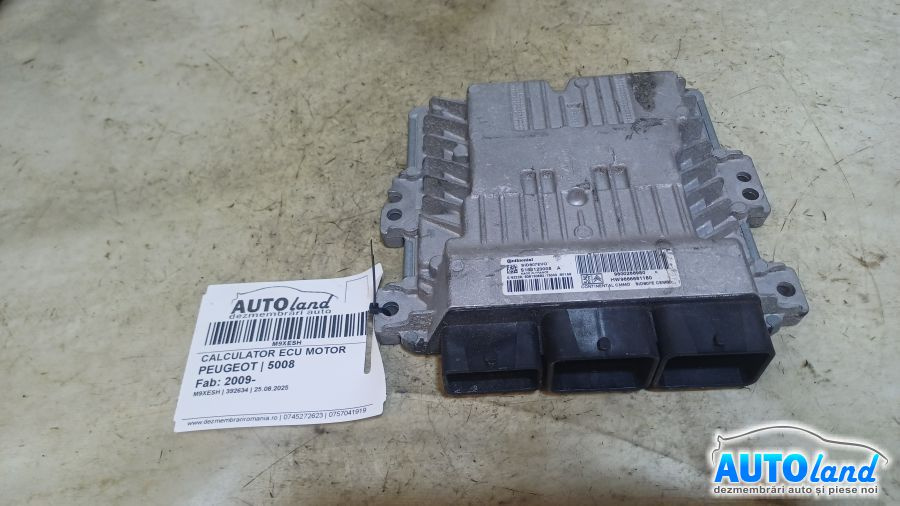 Calculator Ecu Motor 9800268980 Peugeot 5008 2009