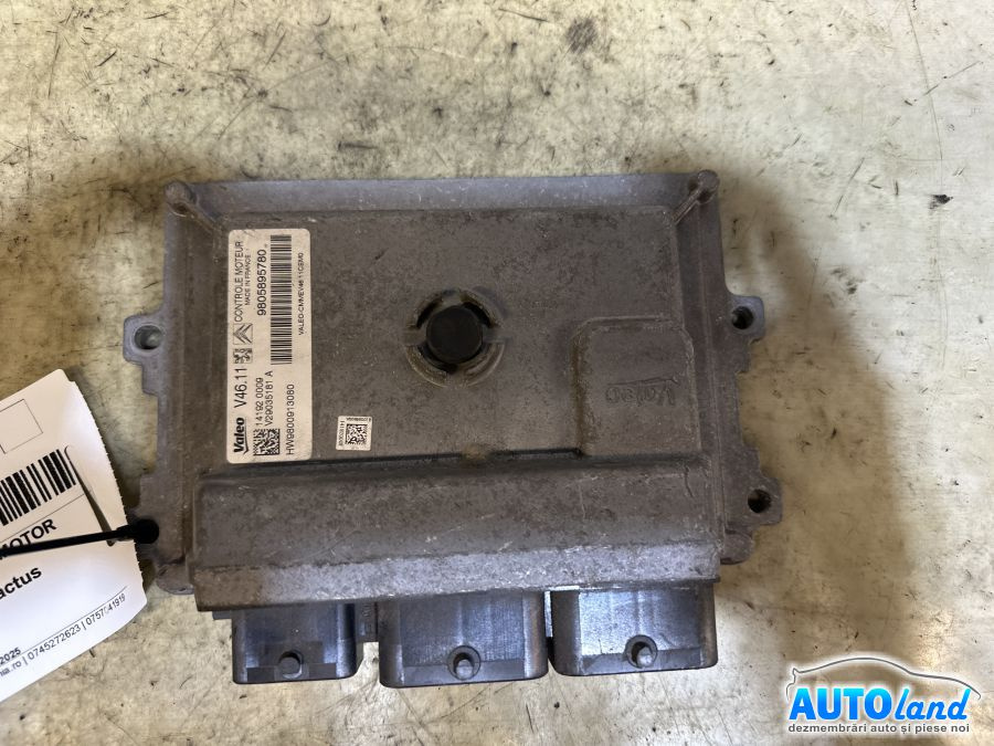 Calculator Ecu Motor 9805895780 1.2 Benzina Citroen C4 Cactus hatchback 2014