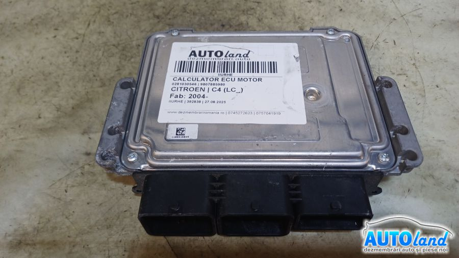 Calculator Ecu Motor 9807885980 0281030546 Citroen C4 LC 2004