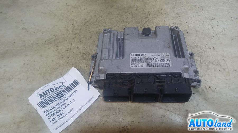 Calculator Ecu Motor 9807885980 0281030546 Citroen C4 LC 2004