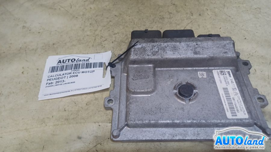 Calculator Ecu Motor 9811545080 Peugeot 