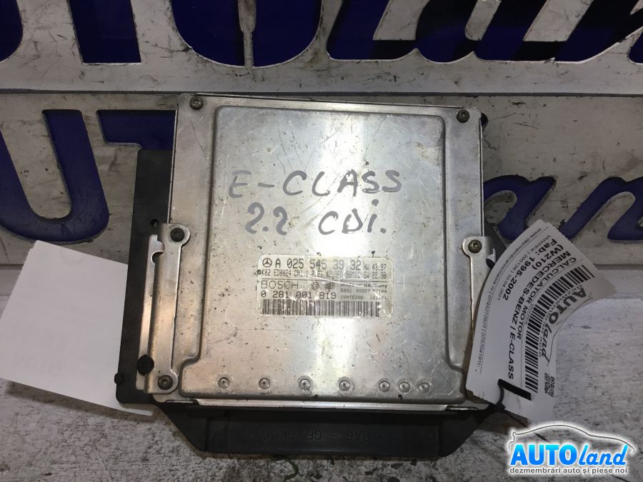 Calculator Ecu Motor A0255453932 Mercedes-Benz E-CLASS W210 1995-2002