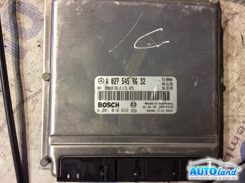 Calculator Ecu Motor A0275459632 1.7 Mercedes-Benz A-CLASS W168 1997-2004