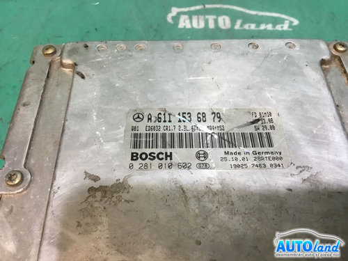 Calculator Ecu Motor A6111536879 2.2 CDI, 0281010602, Mufa Crapata Mercedes-Benz VITO bus 638 1996-2...