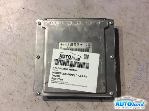 Calculator Ecu Motor A6121537779 2.7 CDI Mercedes-Benz C-CLASS W203 2000