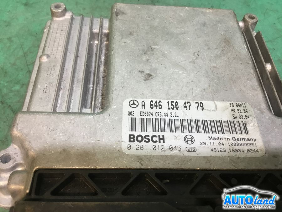 Calculator Ecu Motor A6461504779 2.2 CDI Mercedes-Benz C-CLASS W203 2000
