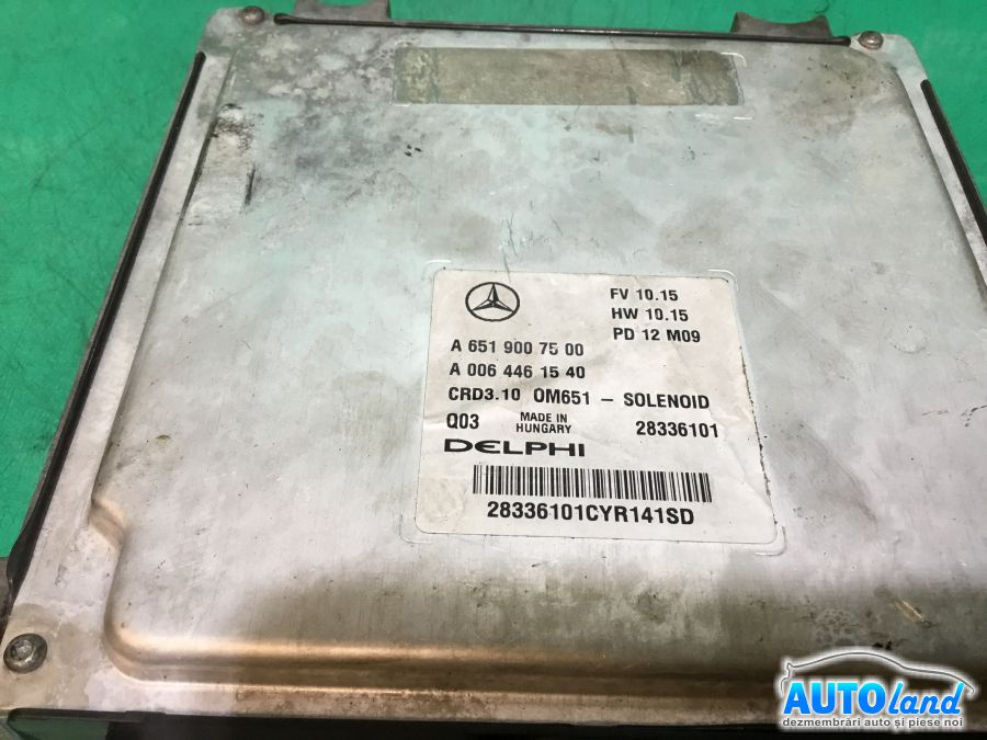 Calculator Ecu Motor A6519007500 2.2 CDI Mercedes-Benz E-CLASS W212 2009